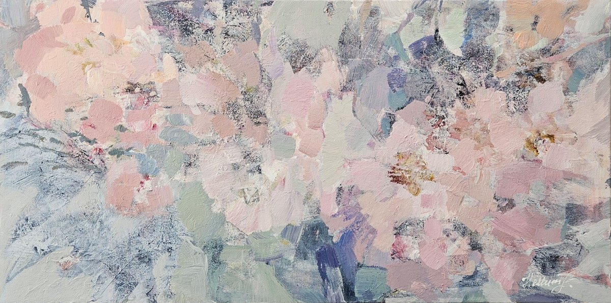Memory Of Petals By Tatiana Hellum, 30 X 14, Artwork For Sale On Artfinder