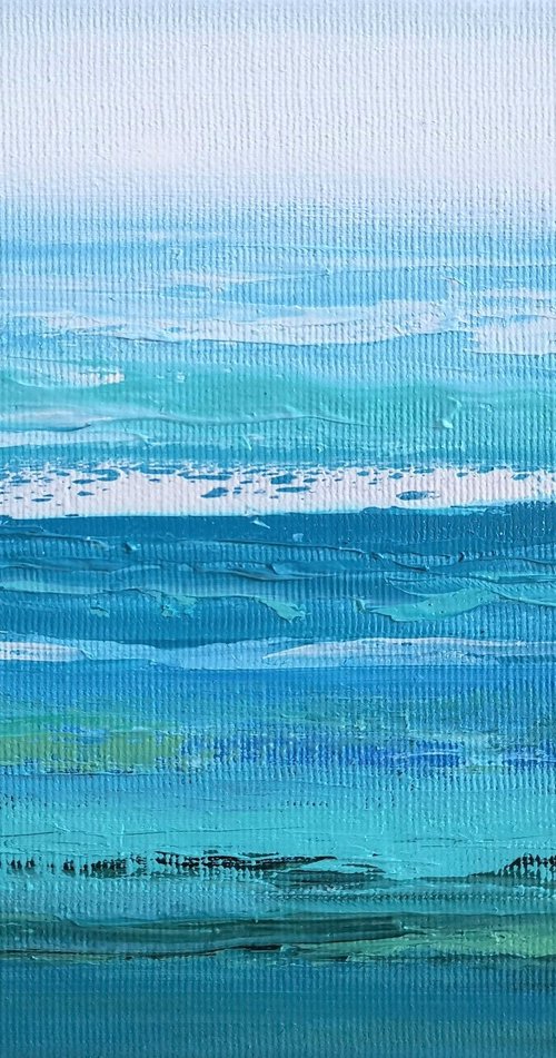 Turquoise dreamscape by Elena Mosurak