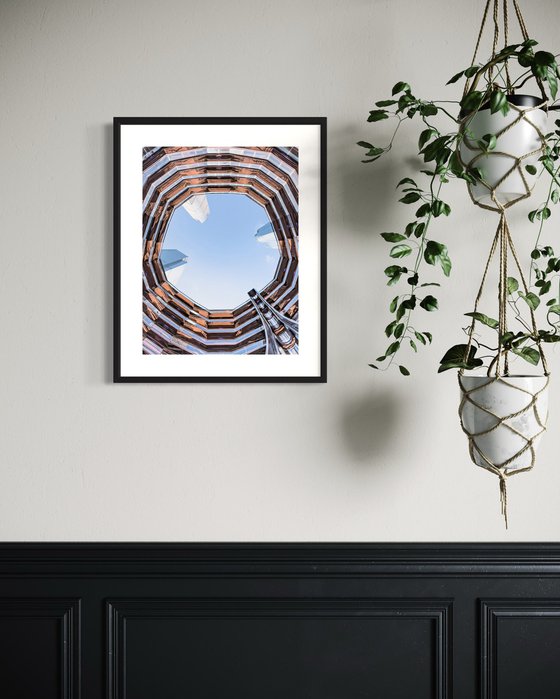 EYES TO THE SKY IN NEW YORK (black frame)