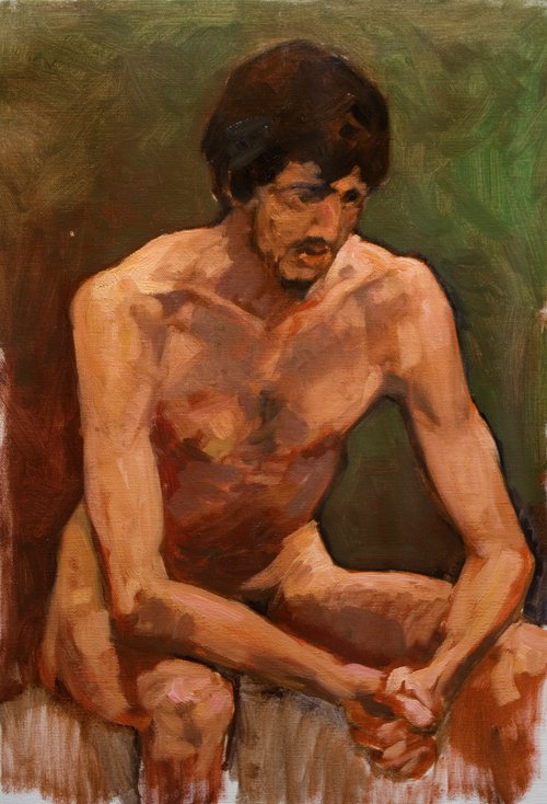 study of a man by Olivier Payeur