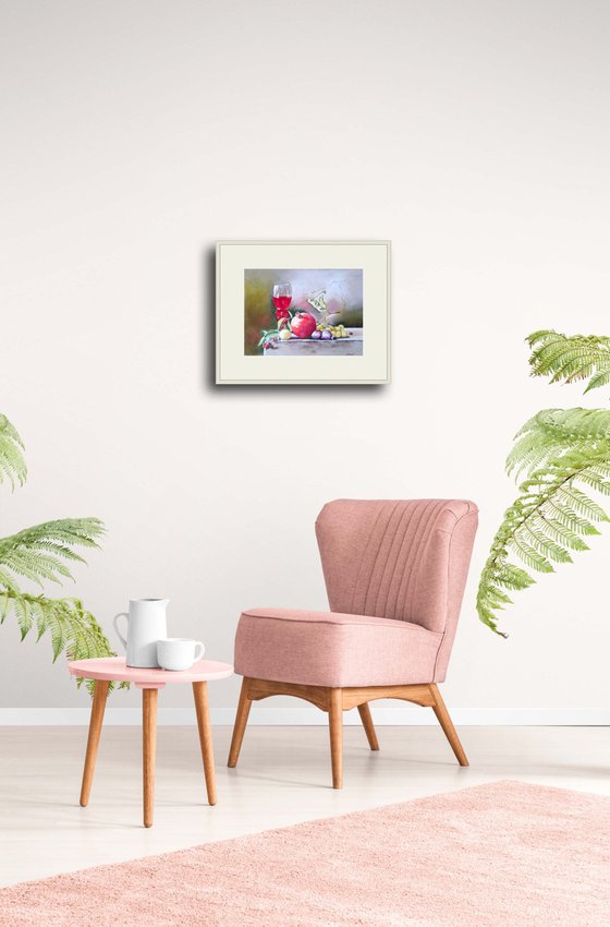 Pomegranate and Red Wine