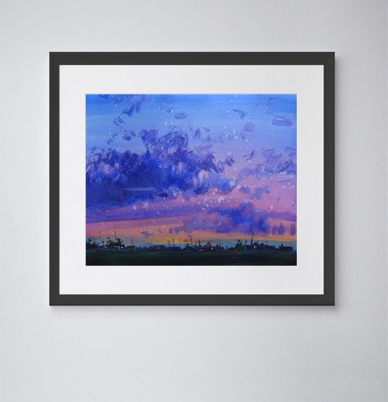 "Crimson evening"