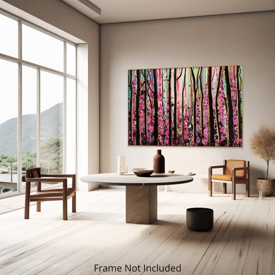 Rose Wood - Large painting