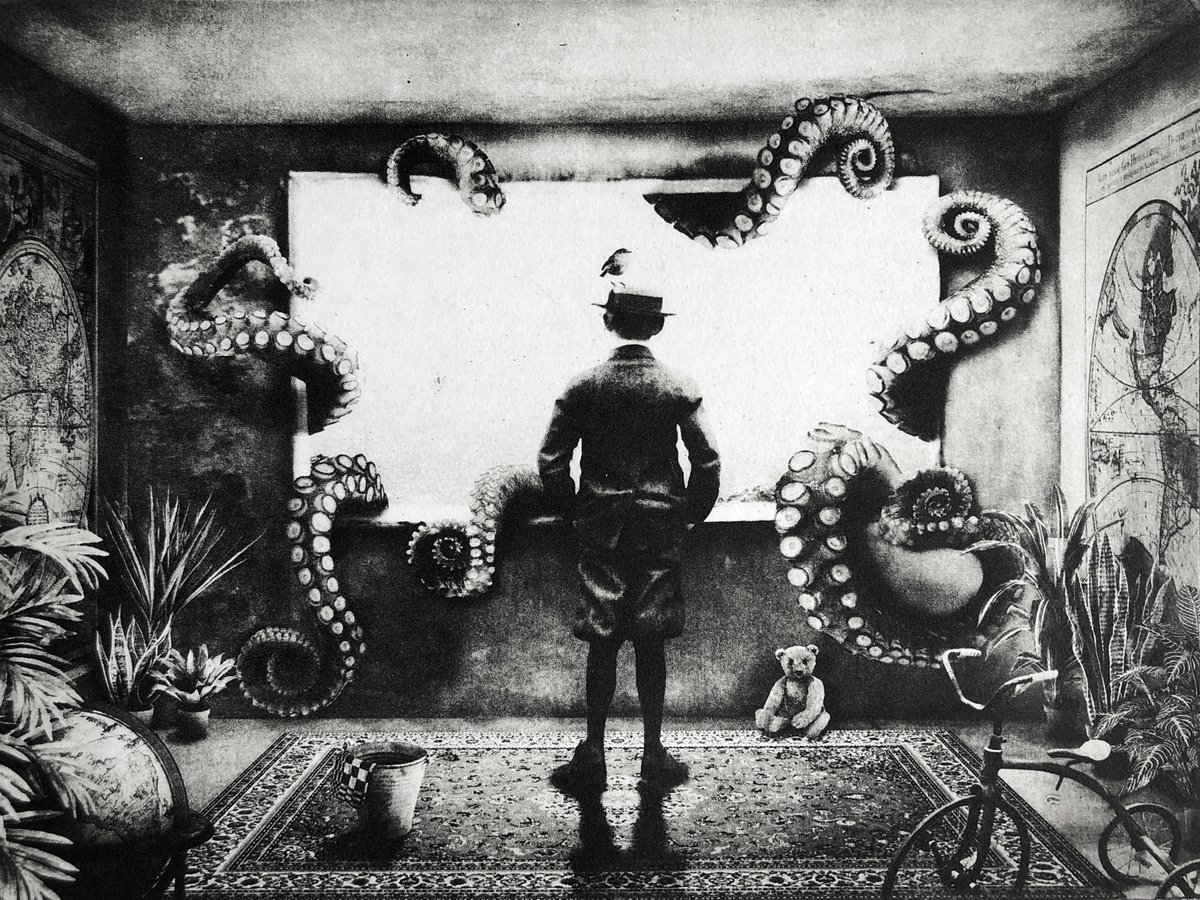 Surrealistic Etchings & Engravings , Interior No.96 By Jaco Putker, 13 X 10, Artwork For Sale On Artfinder