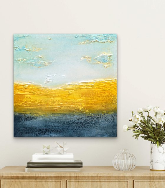 Papeseed plants in bloom