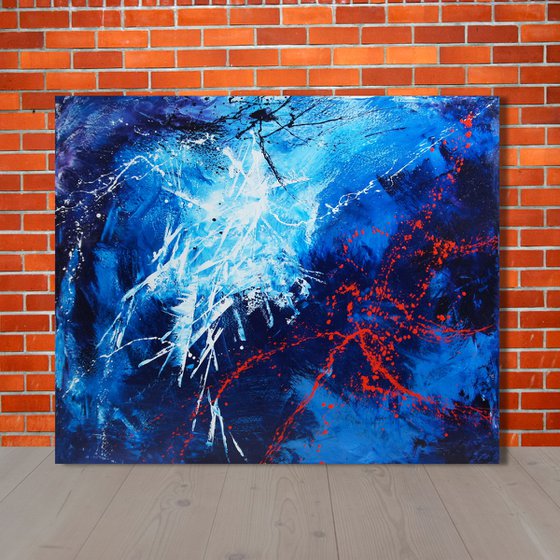 Slashed Ice (120 x 100 cm) XXL (48 x 40) oil