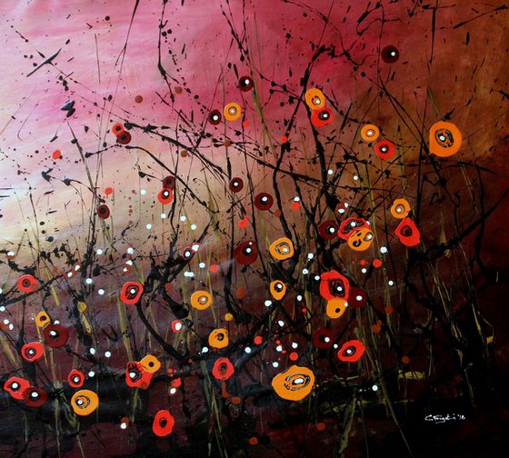 Autumn Melodies #2  - Large original abstract painting