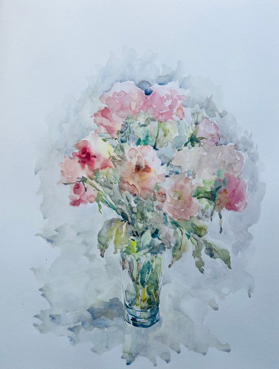 Roses 19,7x25,6 in