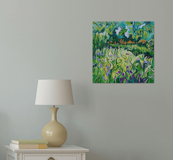 Vibrant Stately Home Garden