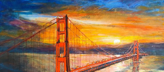 Golden Gate Bridge San Francisco Sunset