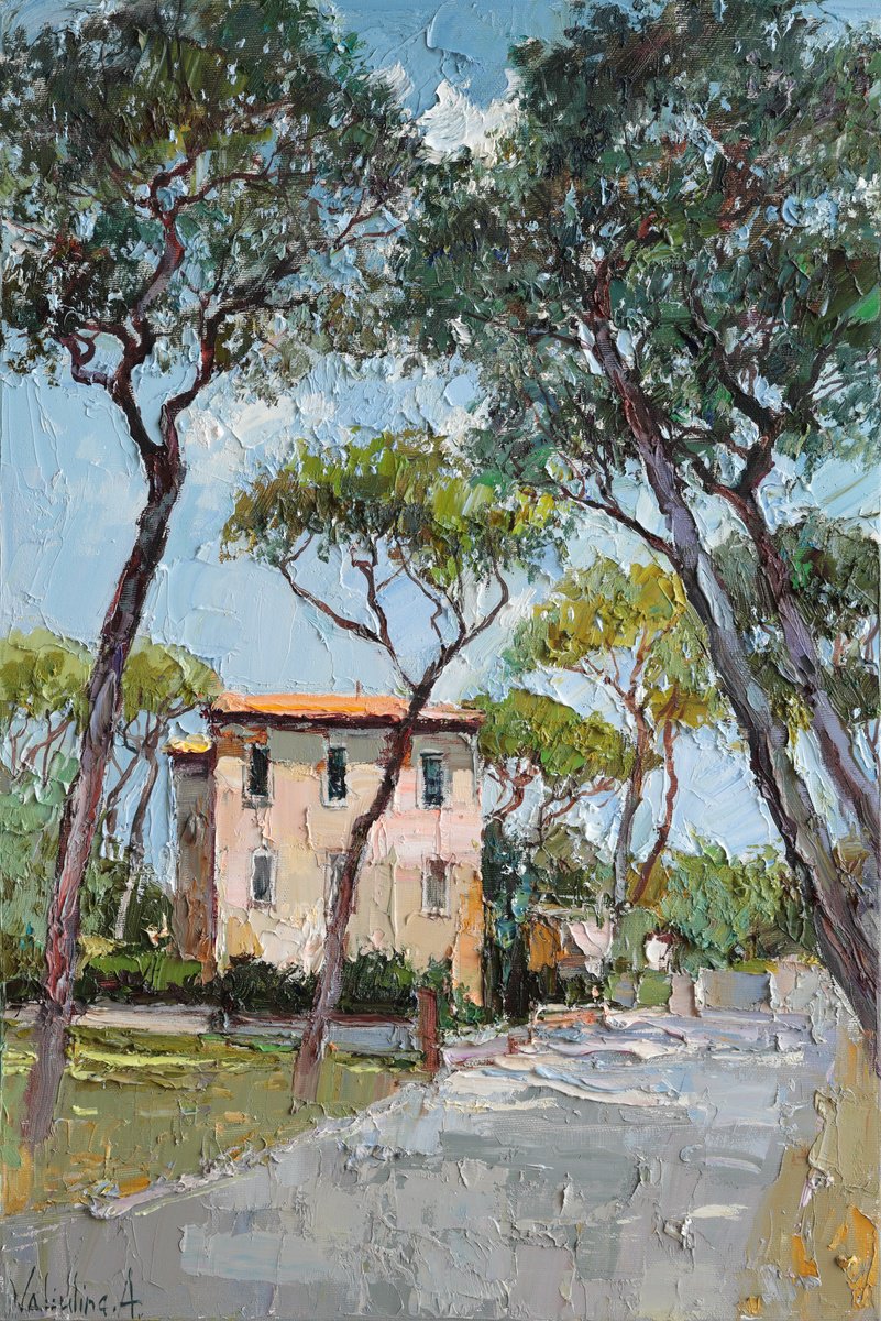 Roman Pines By Anastasiia Valiulina, 16 X 24, Artwork For Sale On Artfinder