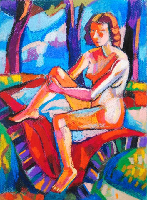 Nude #003 / 34.5 x 25 cm by Maja Đokić Mihajlović