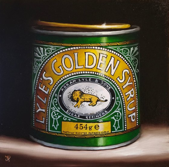Golden syrup. still life