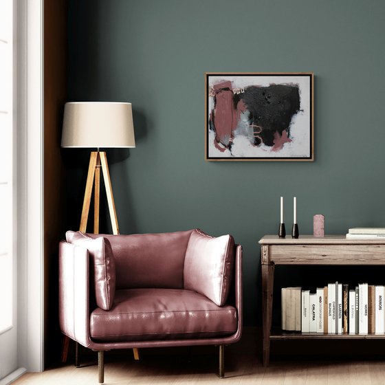 Black plays with Dusky Pink