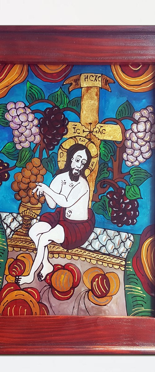 Jesus with Vines by Adriana Vasile