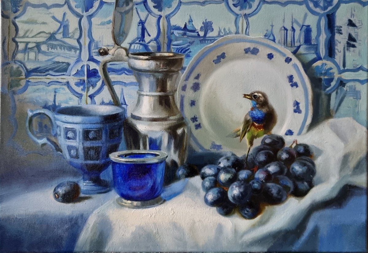 In blue tones. by Anna Bessonova (Kotelnik)