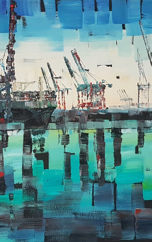Harbour Impressions 9 by Kathrin Flöge
