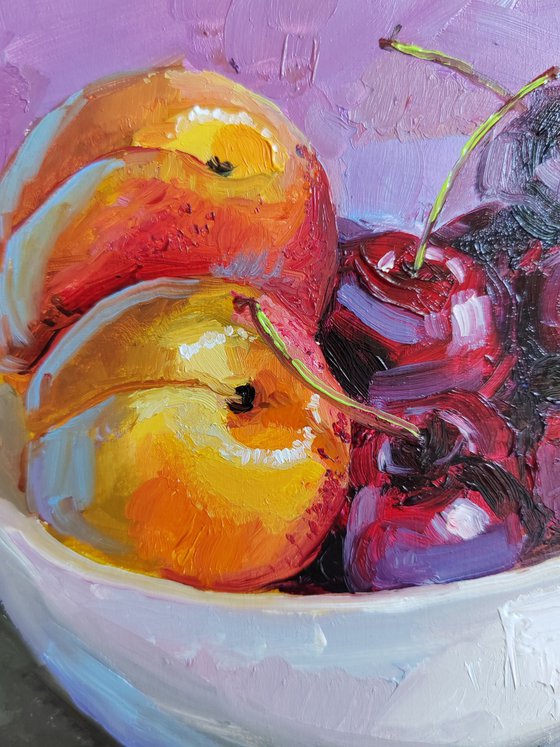 Cherries and Apricots fruit