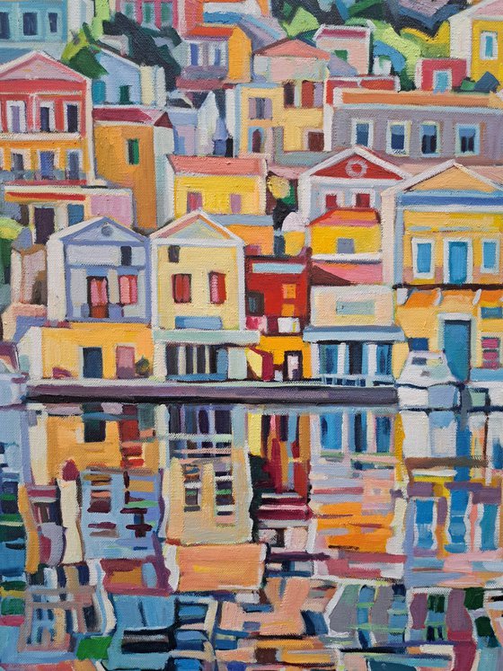 Symi in the mirror