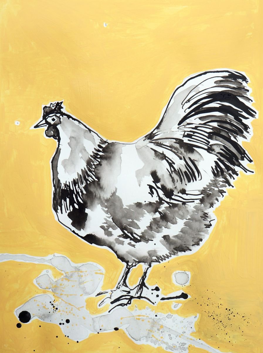 Hen (Vanilla background) by Julia Rigby