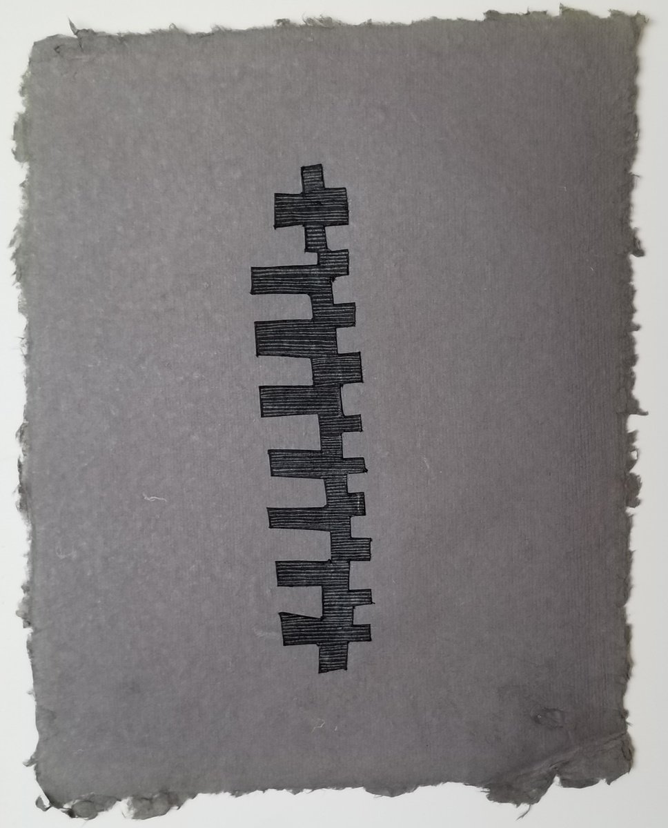 Abstract Collage By Anna Jannack, 9 X 11, Shapes Jammin X, Original Artwork