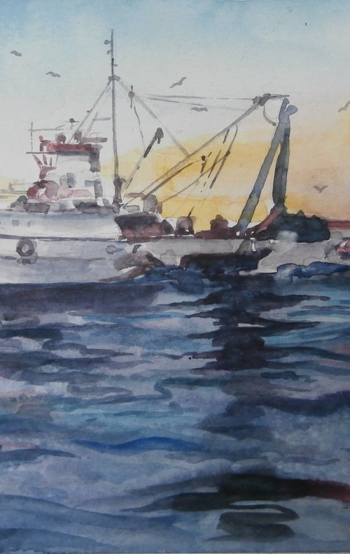 FISHING BOAT by Zoran Mihajlović Muza