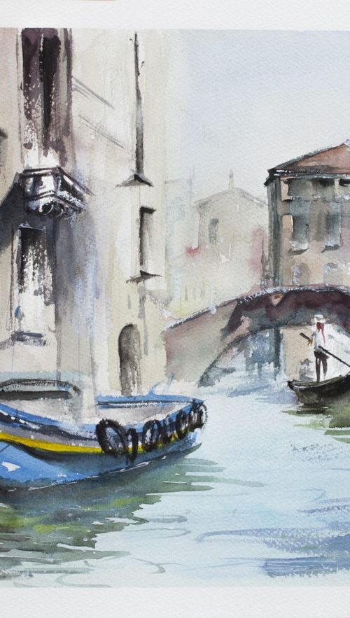 Venice Canal by Tomasz Mikutel