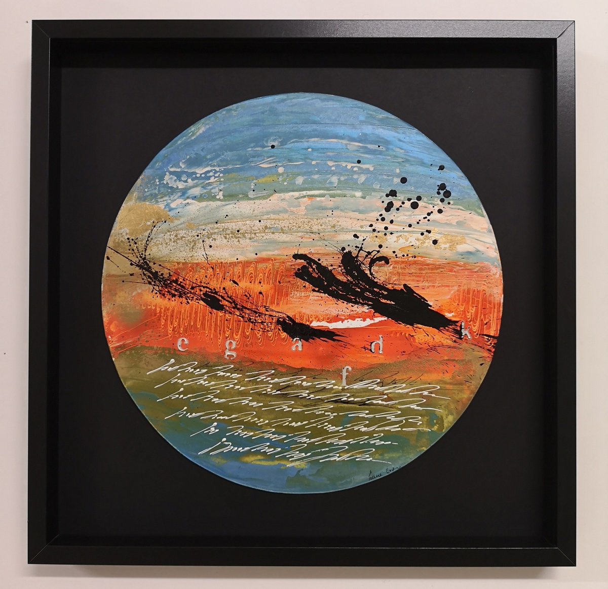 Abstract Painting By Ivana Urso, 21 X 21, Space To The Universe I, Original Artwork