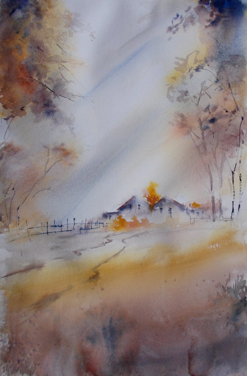 countryside landscape 5 by Giorgio Gosti