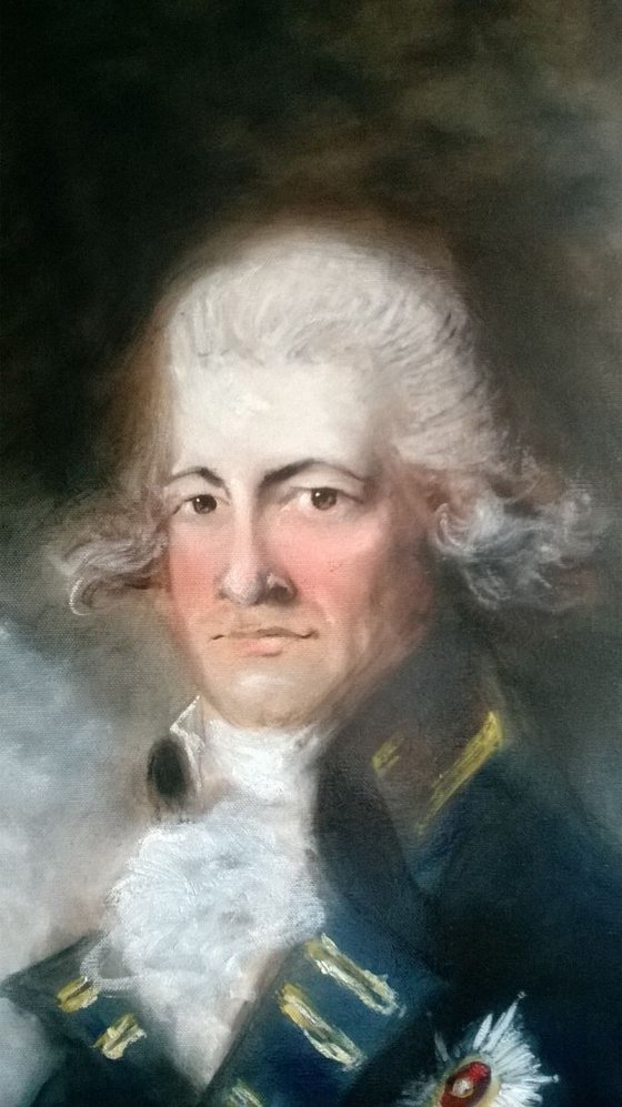 Lord Horatio Nelson (Oil on Canvas 40x30 inch)