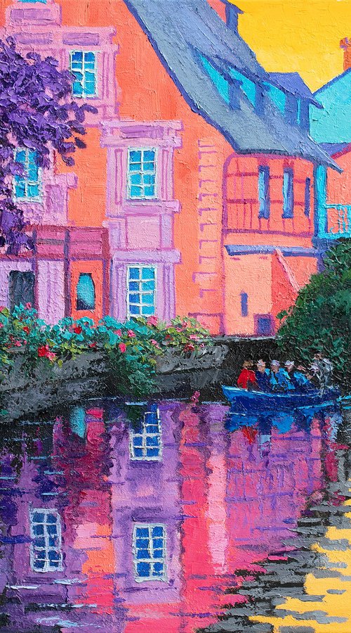 Romantic Evening. Colmar France. by Stanislav Sidorov
