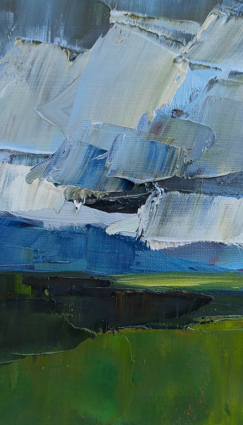 Landscape with clouds by Artstuff