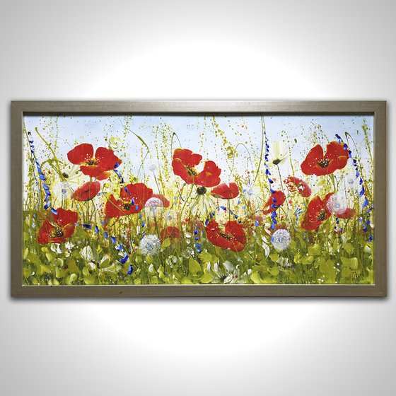 Joyous Poppy Landscape