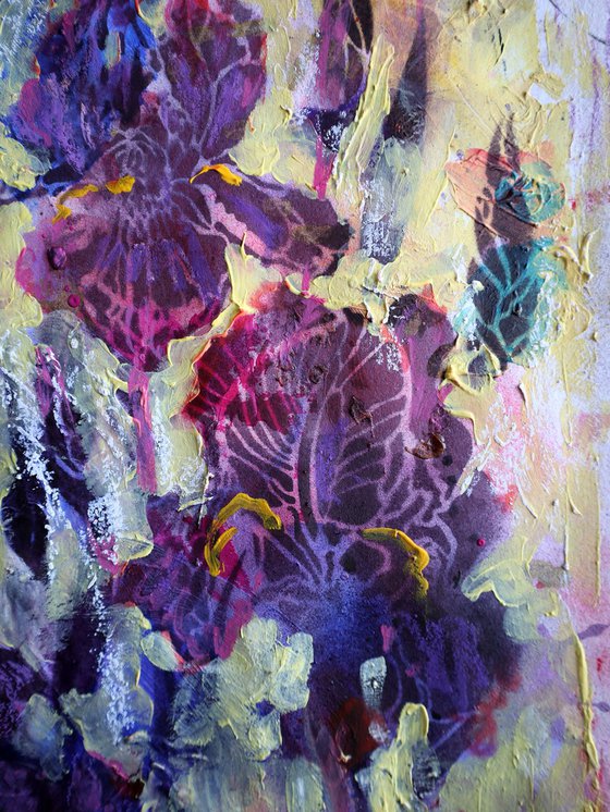 Fantasy with Flowers 339: paper 59x42cm