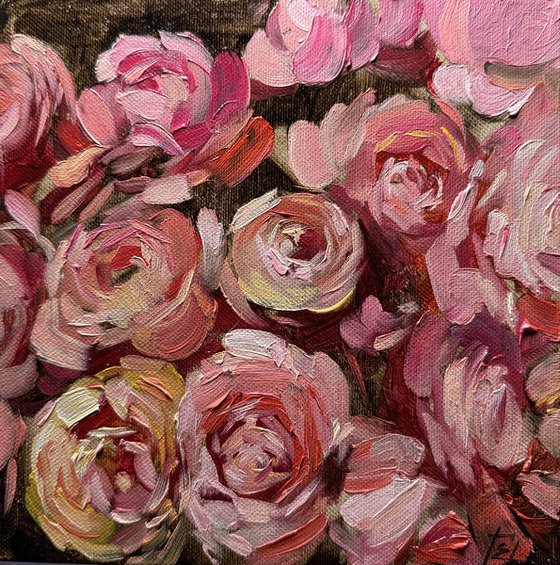 Peach Ranunculus