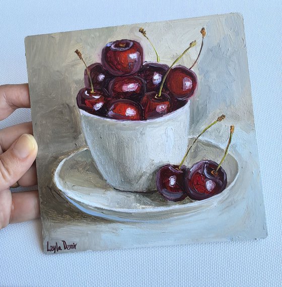 Sweet ripe cherry