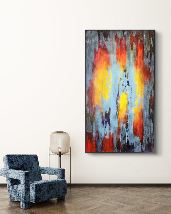 FLARE II - Contemporary Abstract Painting
