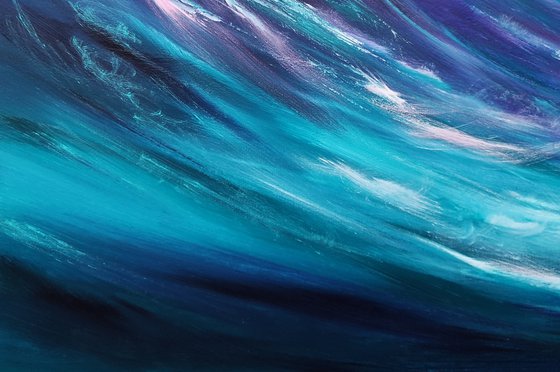 Wild Seas - Large Emotional Seascape, Art