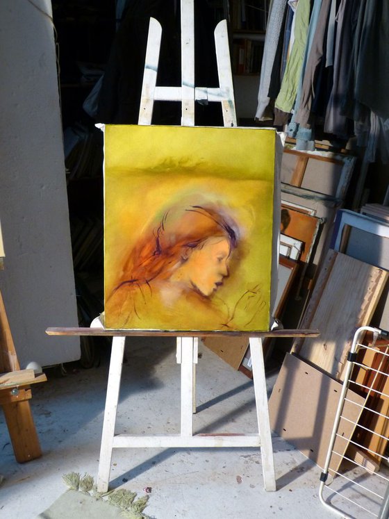 Penelope, oil on canvas 61x50 cm