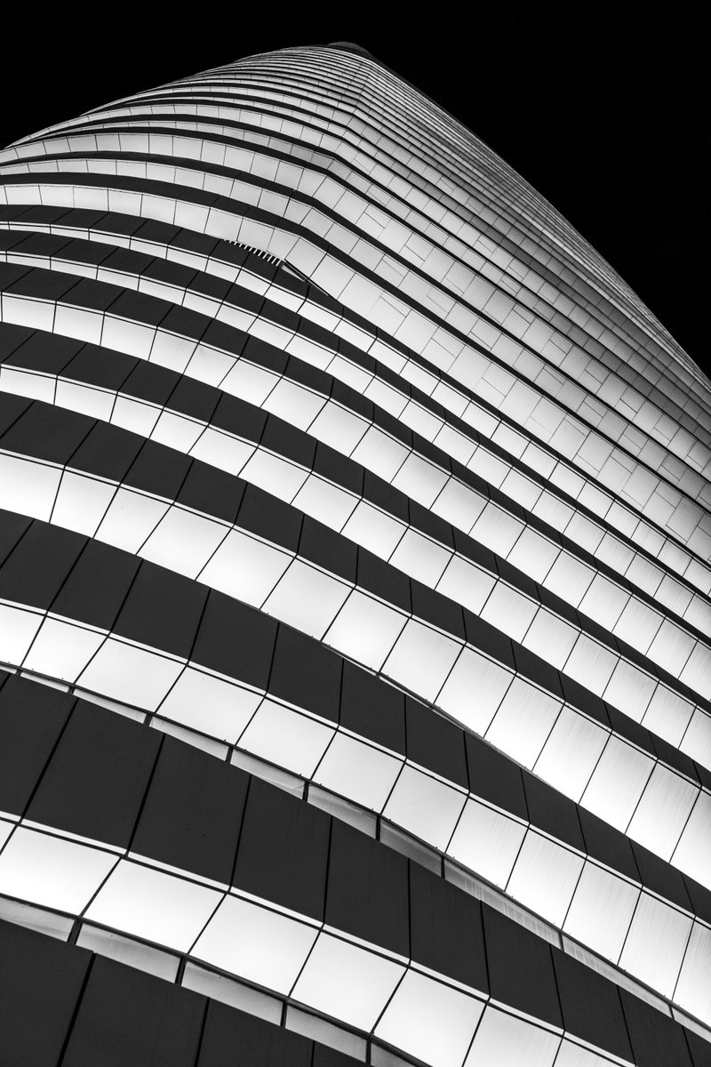 Geometric Cityscapes Photograph By Serge Horta, 40 X 60", The Spiral, Original Artwork