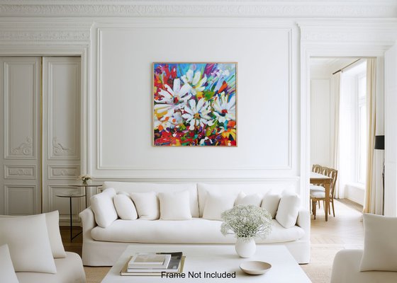 Daisies in the Wind