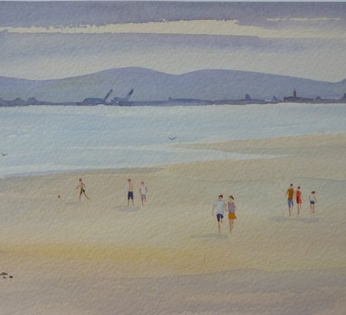 Sunny Afternoon, Dollymount Strand by Maire Flanagan