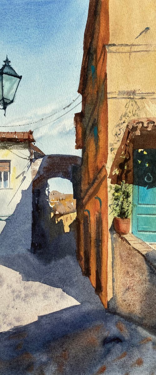 Italian Street by Alla Semenova