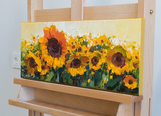 Sunflowers  Acrylic  painting