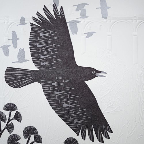 Flying Crow at the Viaduct by Ashley Hutchinson
