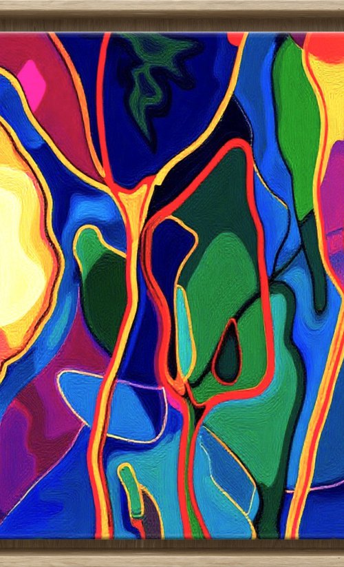 Jazz Style Flowers #1 by V+V Kniazievi