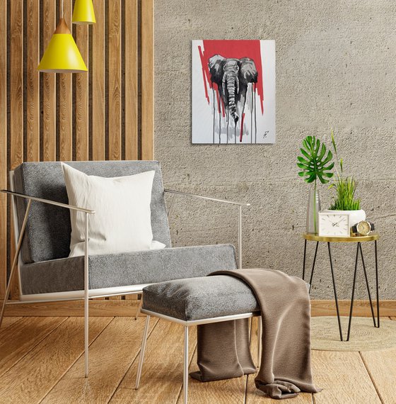 "African Elephant II"