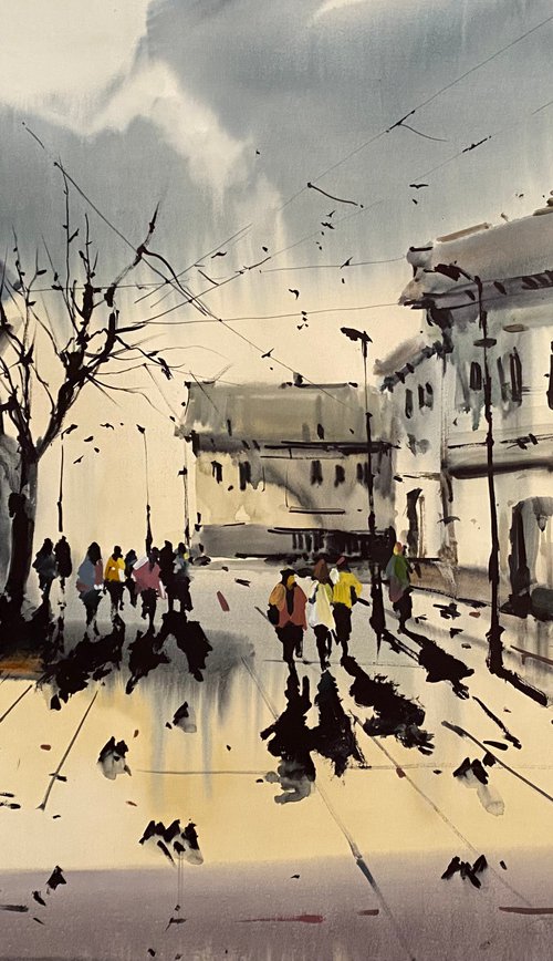 Sold Watercolor “Hope” perfect gift by Iulia Carchelan