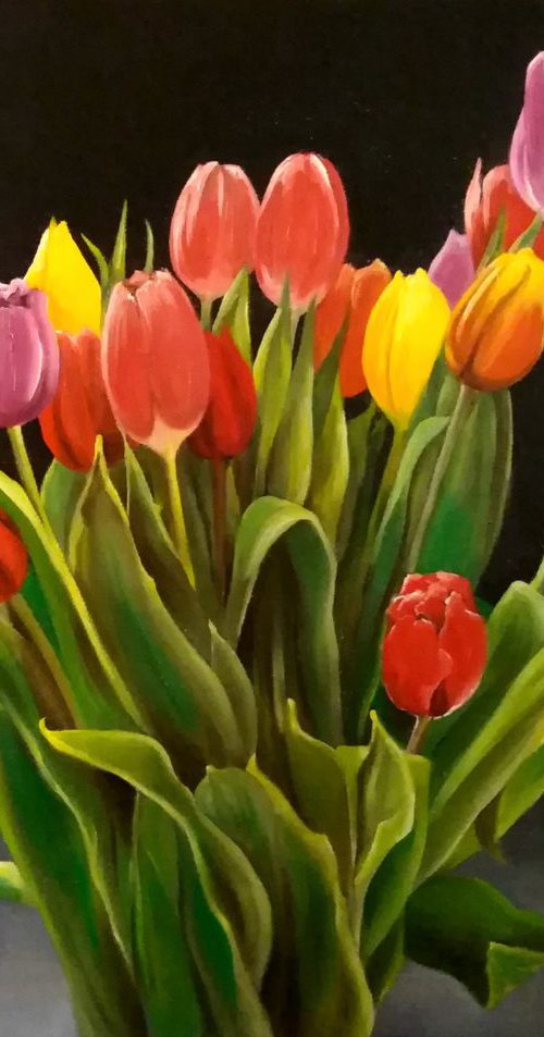 Bouquet of tulips by Anna Rita Angiolelli