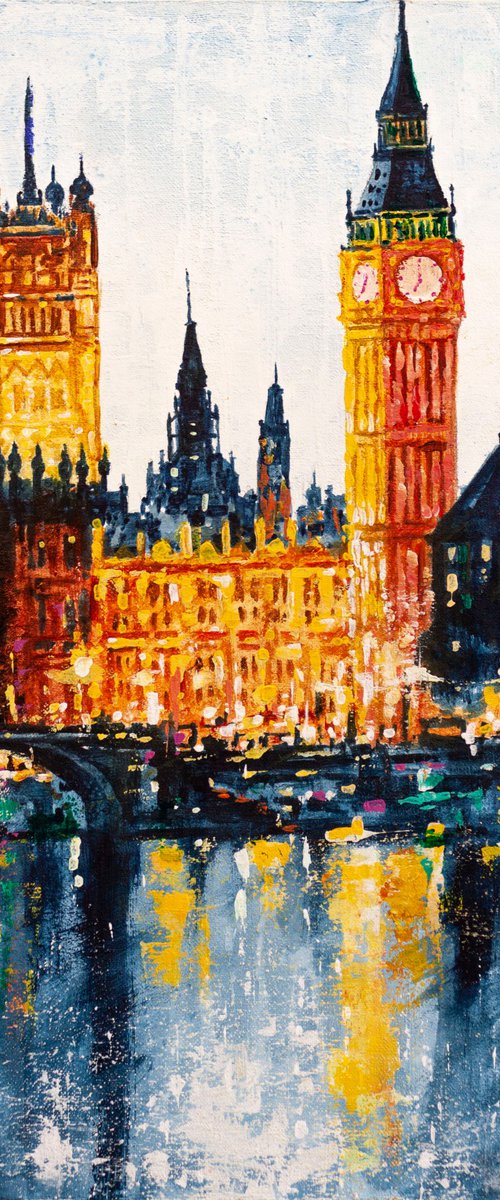Evening London by Aleksandr Neliubin
